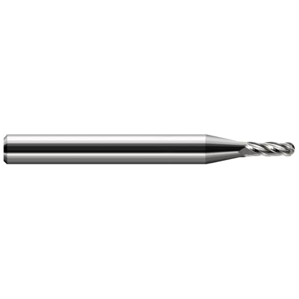 Miniature End Mill - Ball - Stub & Standard, 0.2500" (1/4)